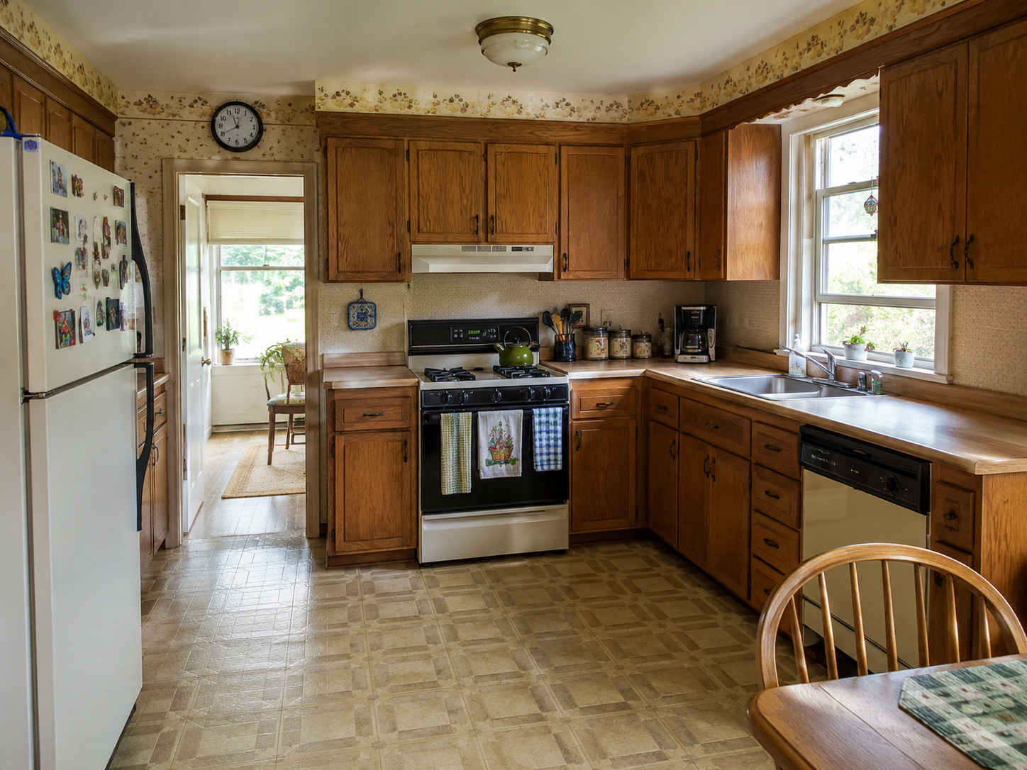 Outdated finishes